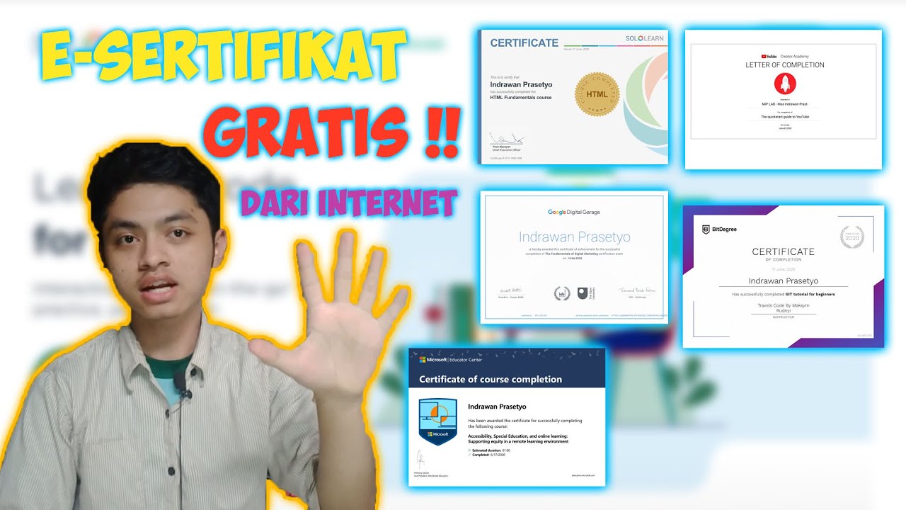 Cara Mendapatkan Sertifikat Online Gratis dan Resmi di Tahun 2024